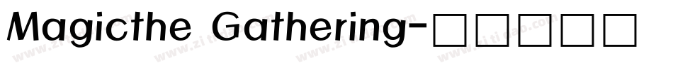 Magicthe Gathering字体转换